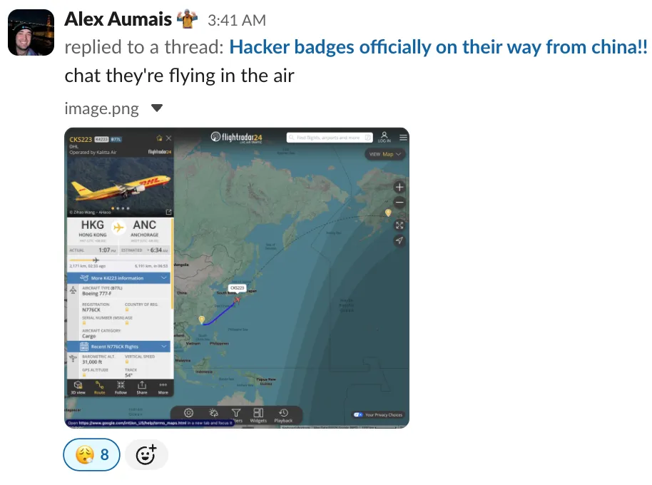 Flight radar