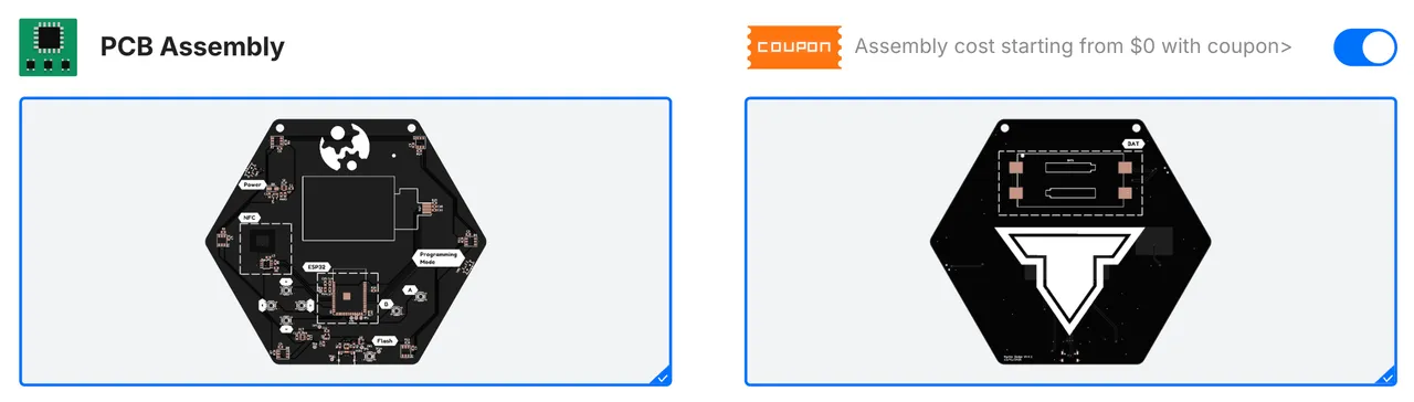 EVT order page